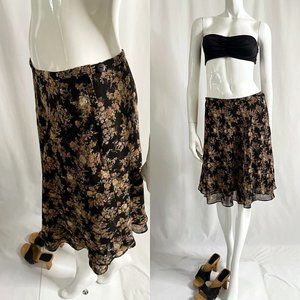 Vintage 90s Express Floral Skirt